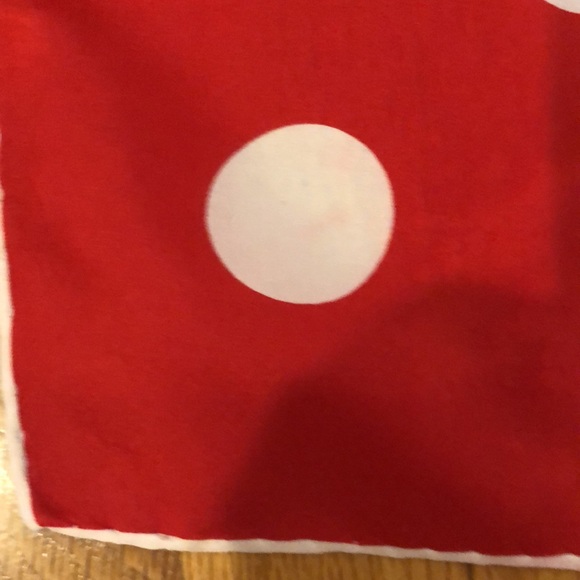 Timeless Polkadot GINO PAOLI 100% silk scarf, Italy, signed designer scarf  60’s - Picture 6 of 17